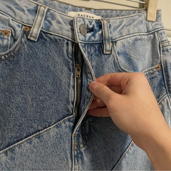 Pacsun 90s Boyfriend Patchwork Denim - Picture 2 of 4